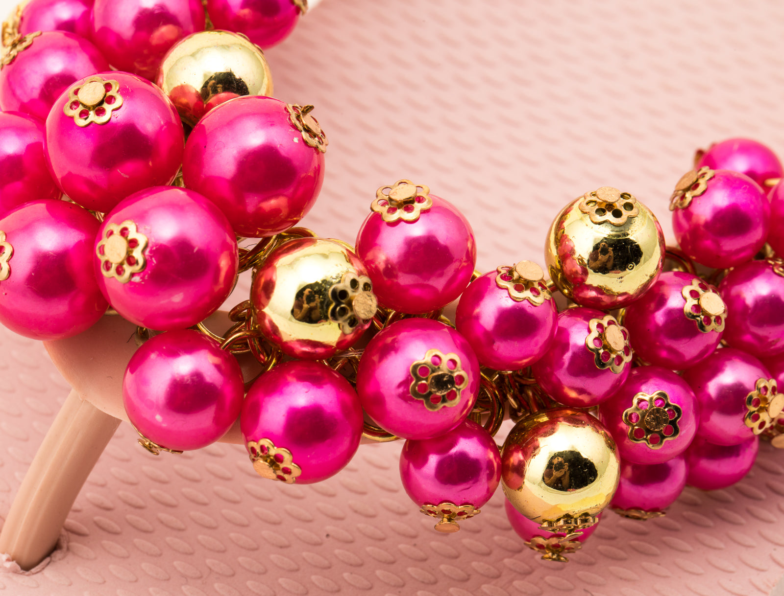 Flip-Flop / Perlen - Rose