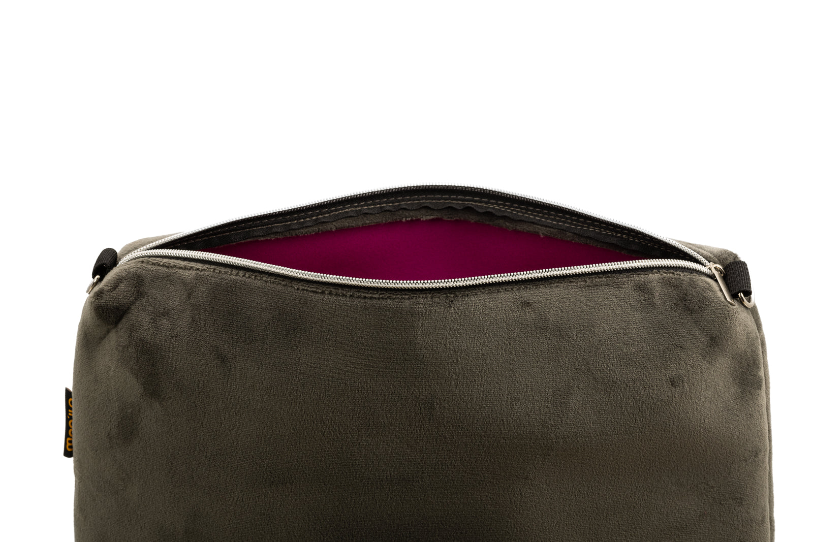 Accessoires / Kosmetiktasche Samt Grau