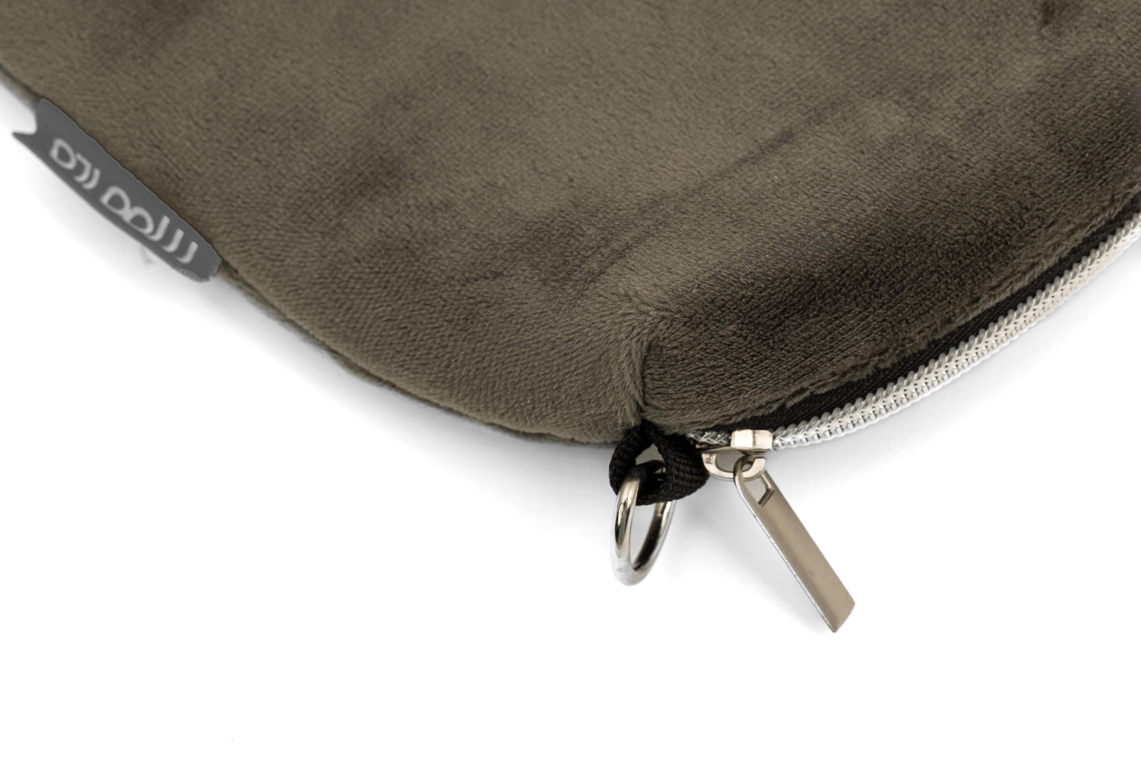 Accessoires / Kosmetiktasche Samt Grau