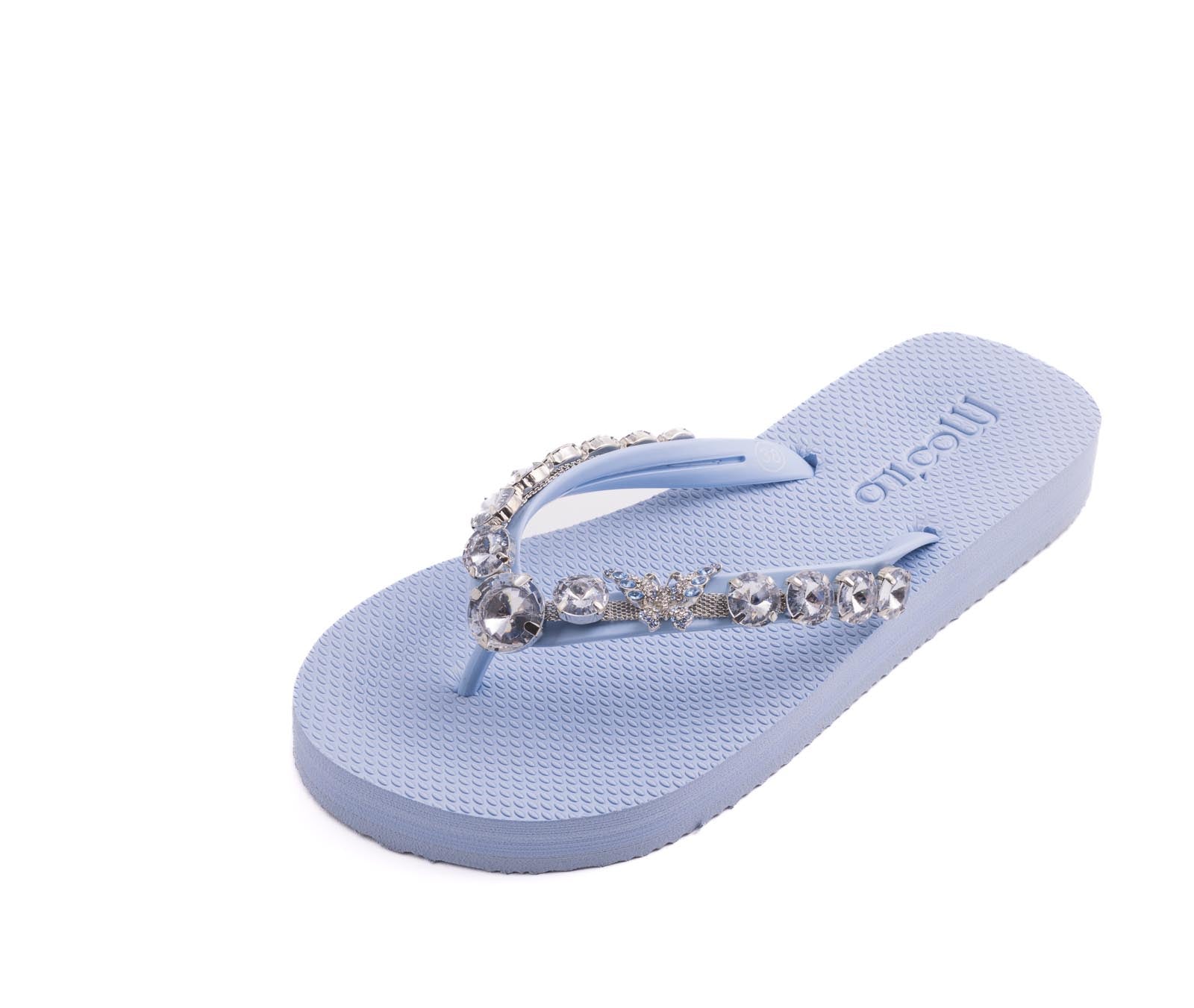 Flip-Flop / Schmetterling - Hellblau