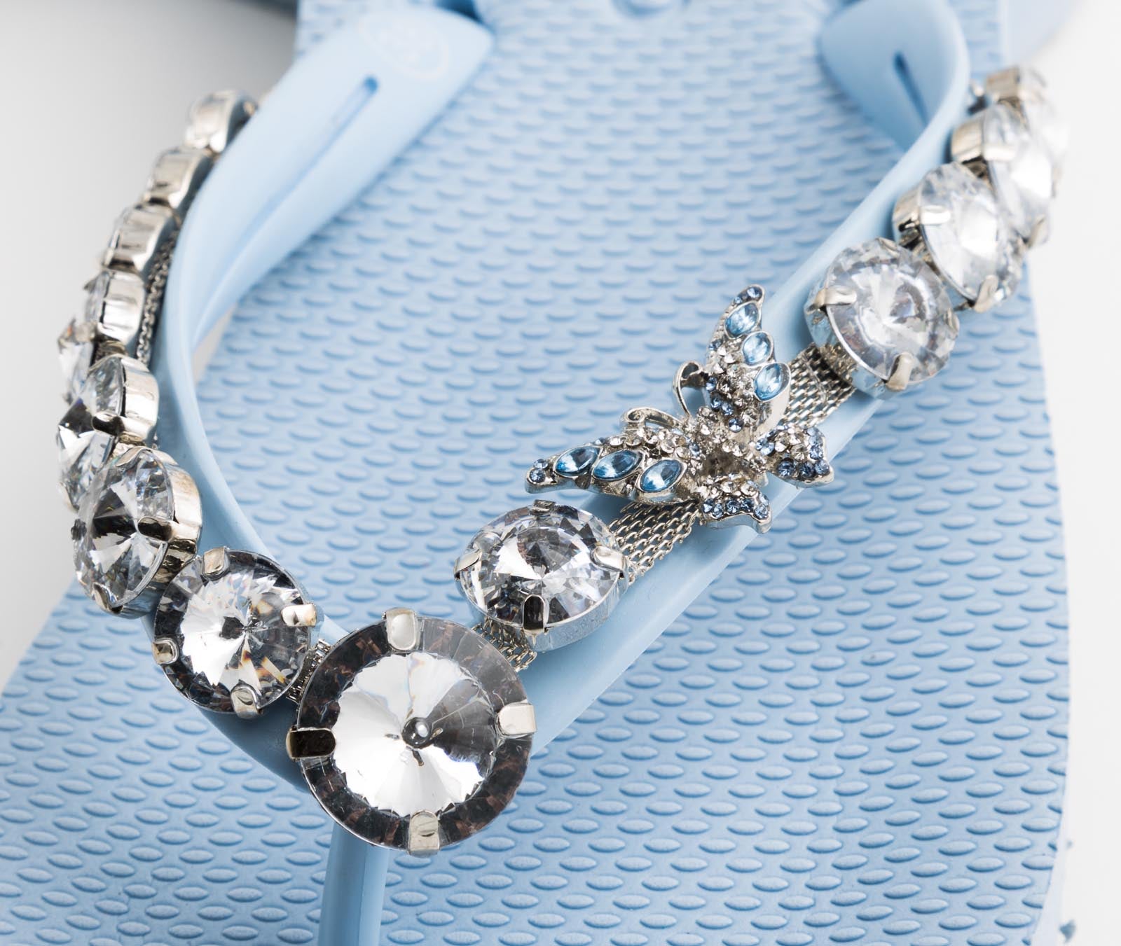 Flip-Flop / Schmetterling - Hellblau