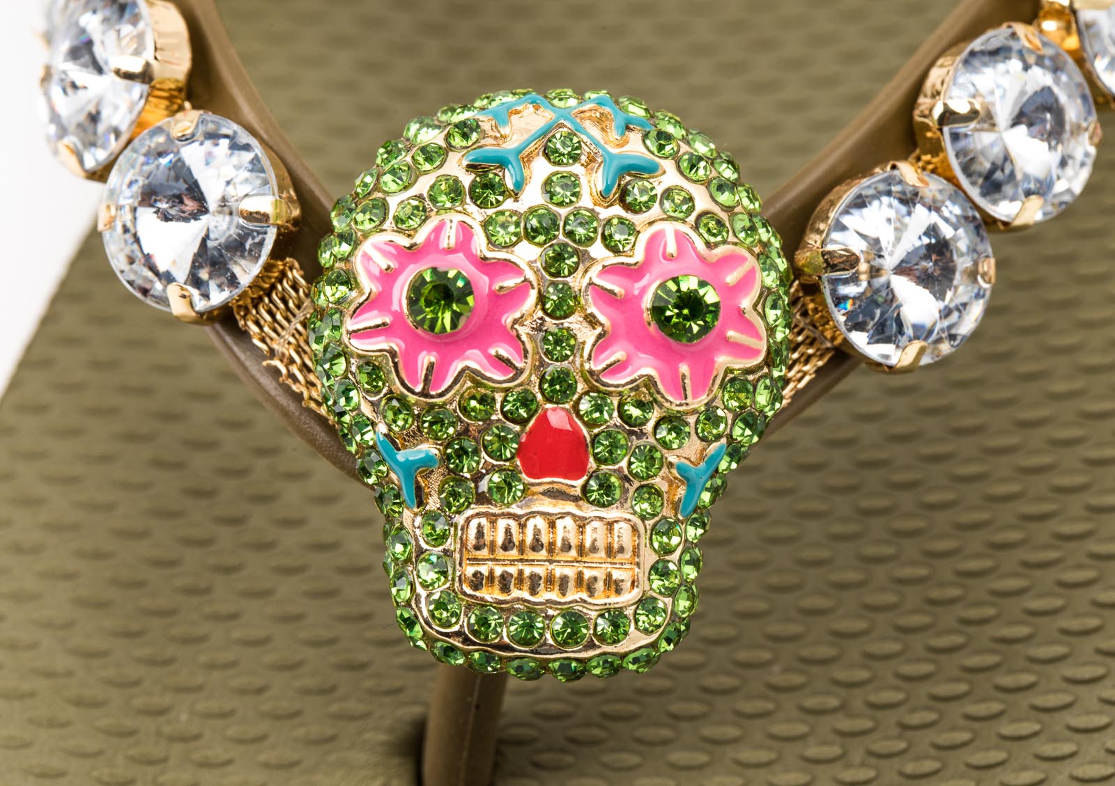 Flip-Flop / Totenkopf - Khaki