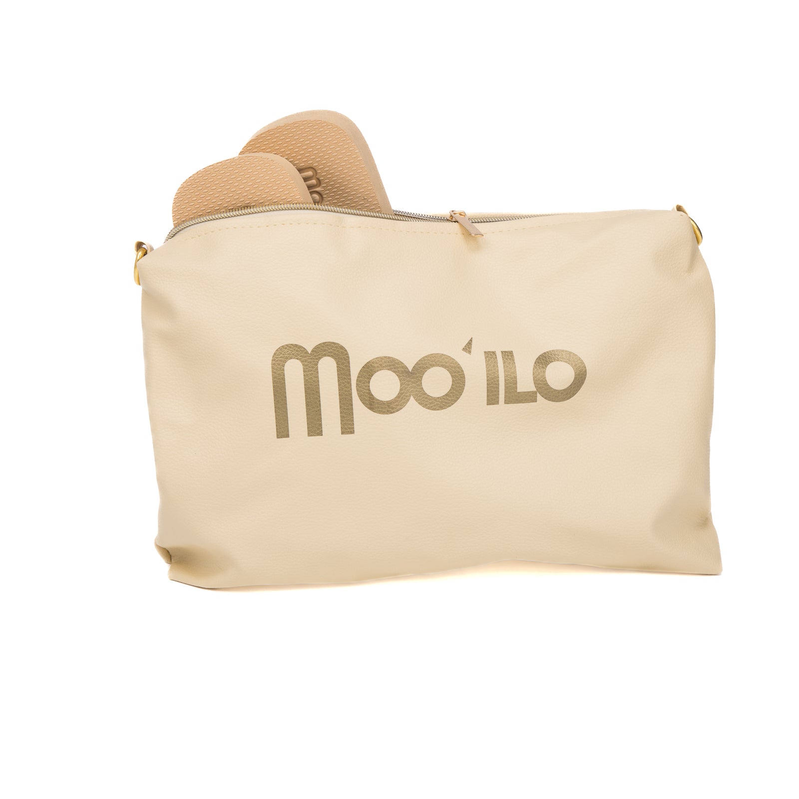 Flip-Flop / Beige - Band  Gold / Kollektionswechsel