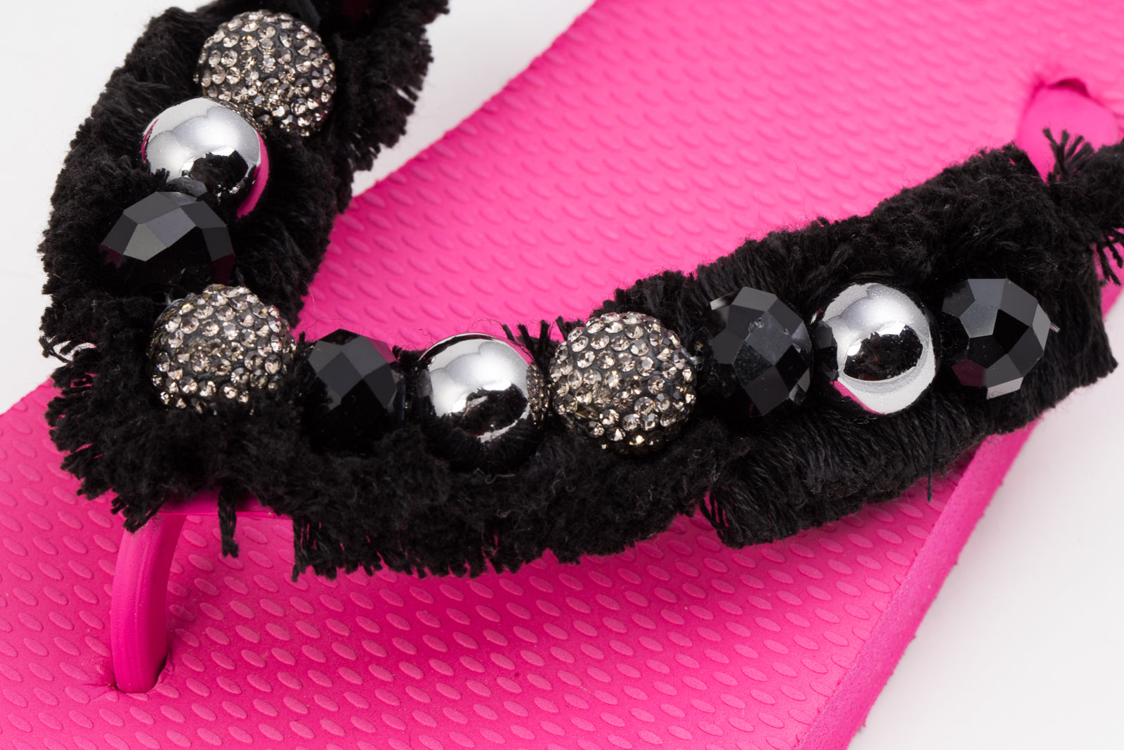 Flip-Flop Pink three Pearls / alte Kollektion / Modenschow Rückläufer / B Ware