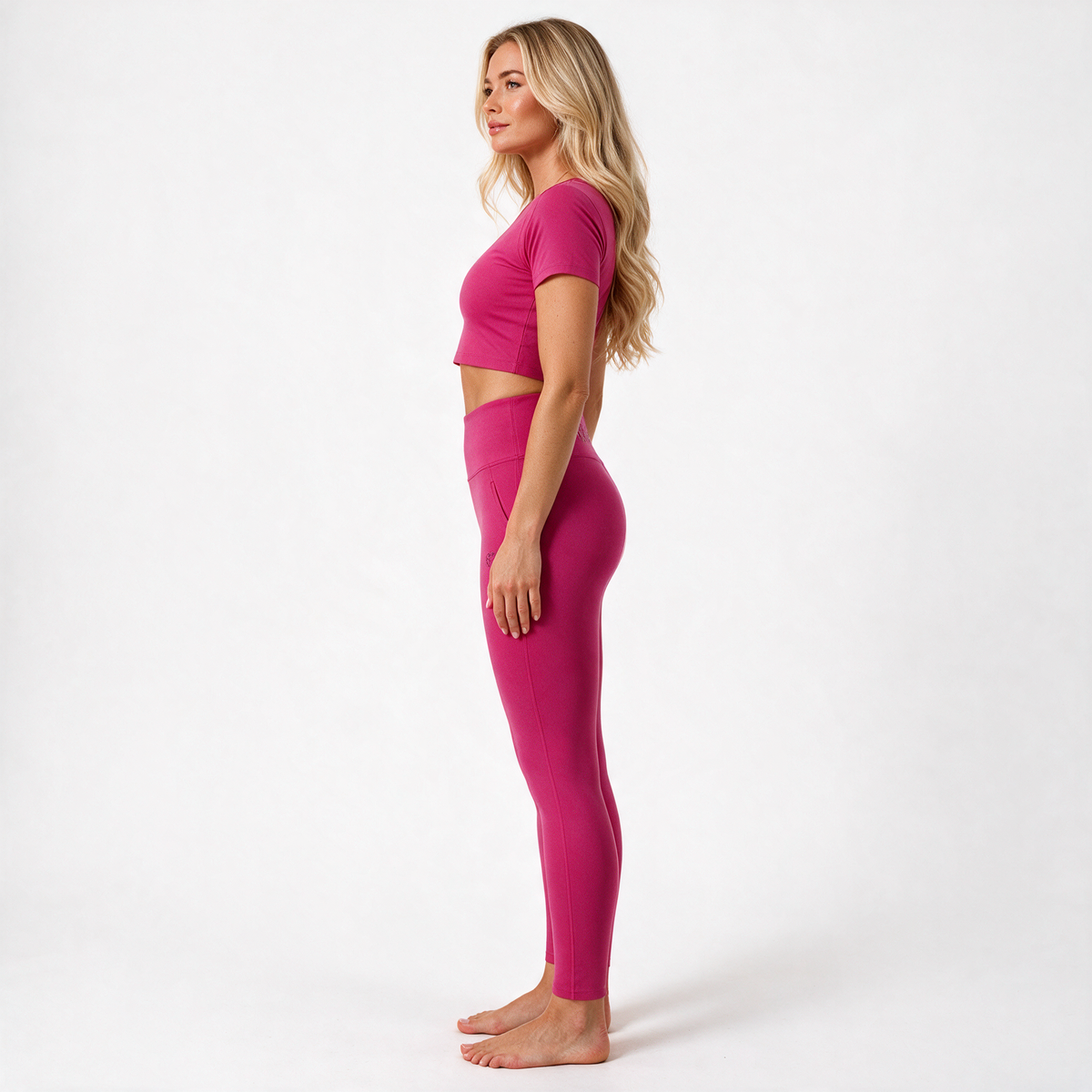 Pantaloni elasticizzati Yuki - Rosa