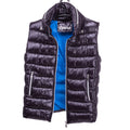Gilets homme / Noir / intérieur bleu