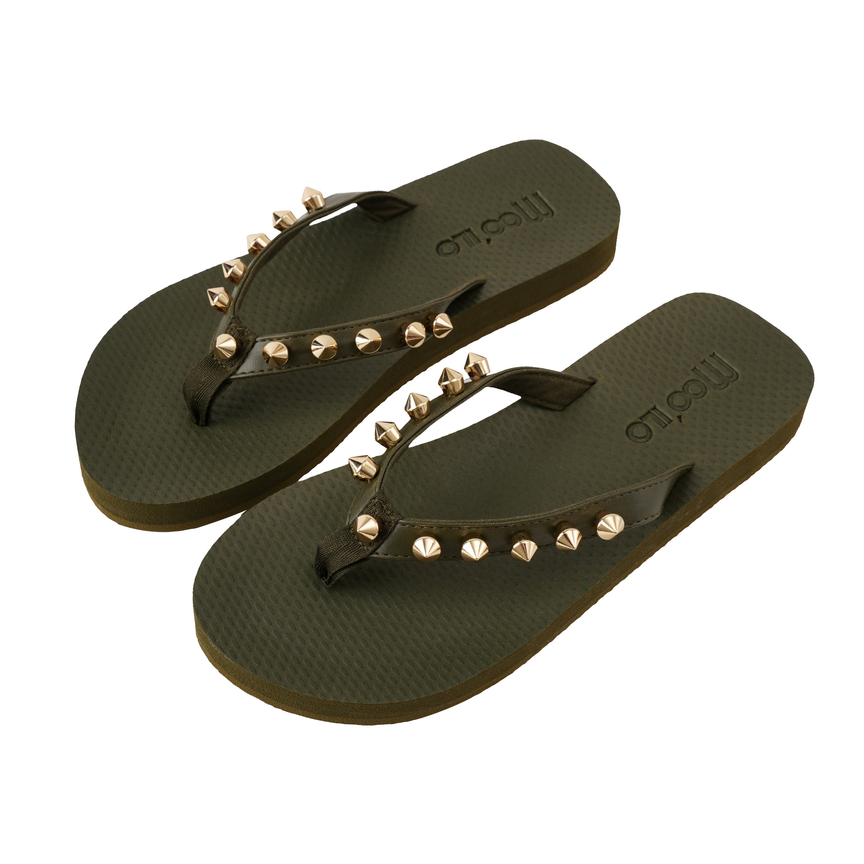 Flip-Flop / Nieten - Khaki