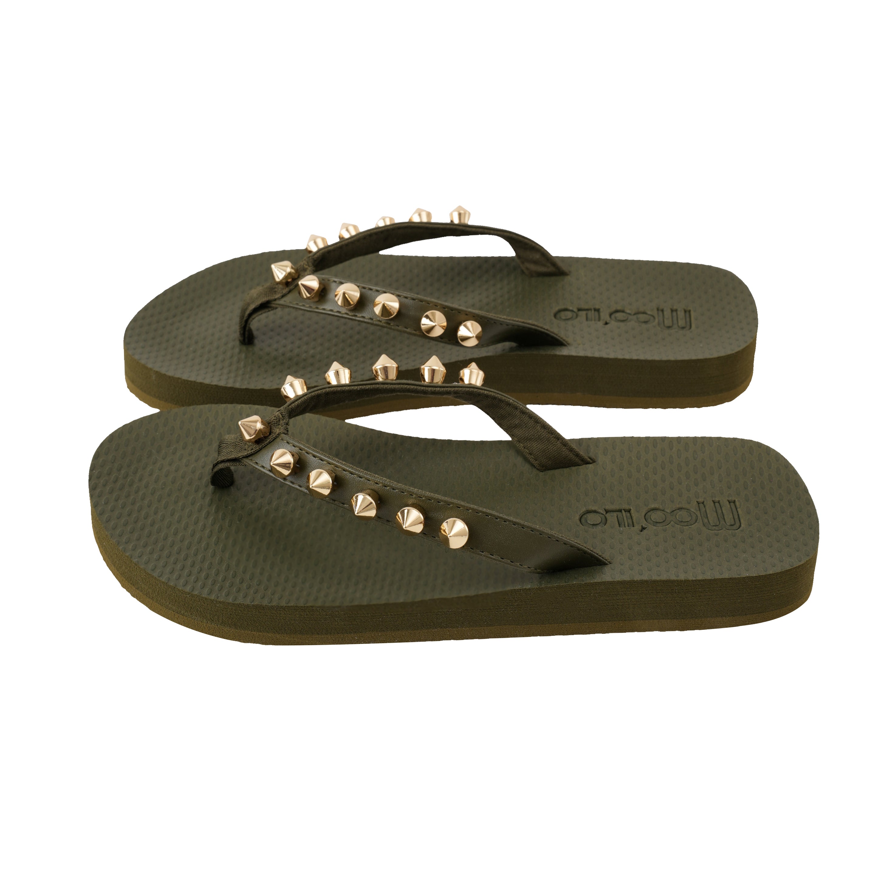 Flip-Flop / Nieten - Khaki