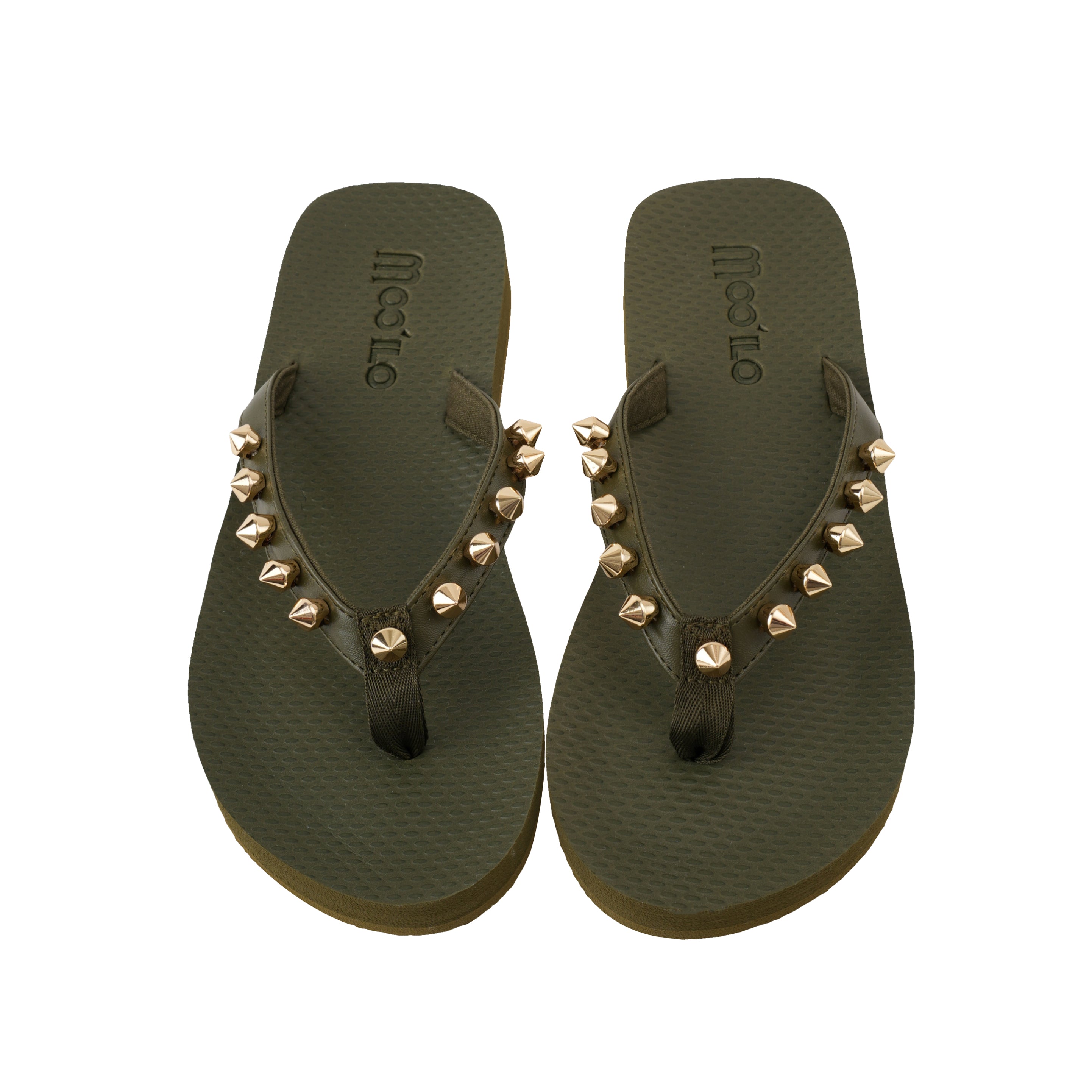 Flip-Flop / Nieten - Khaki