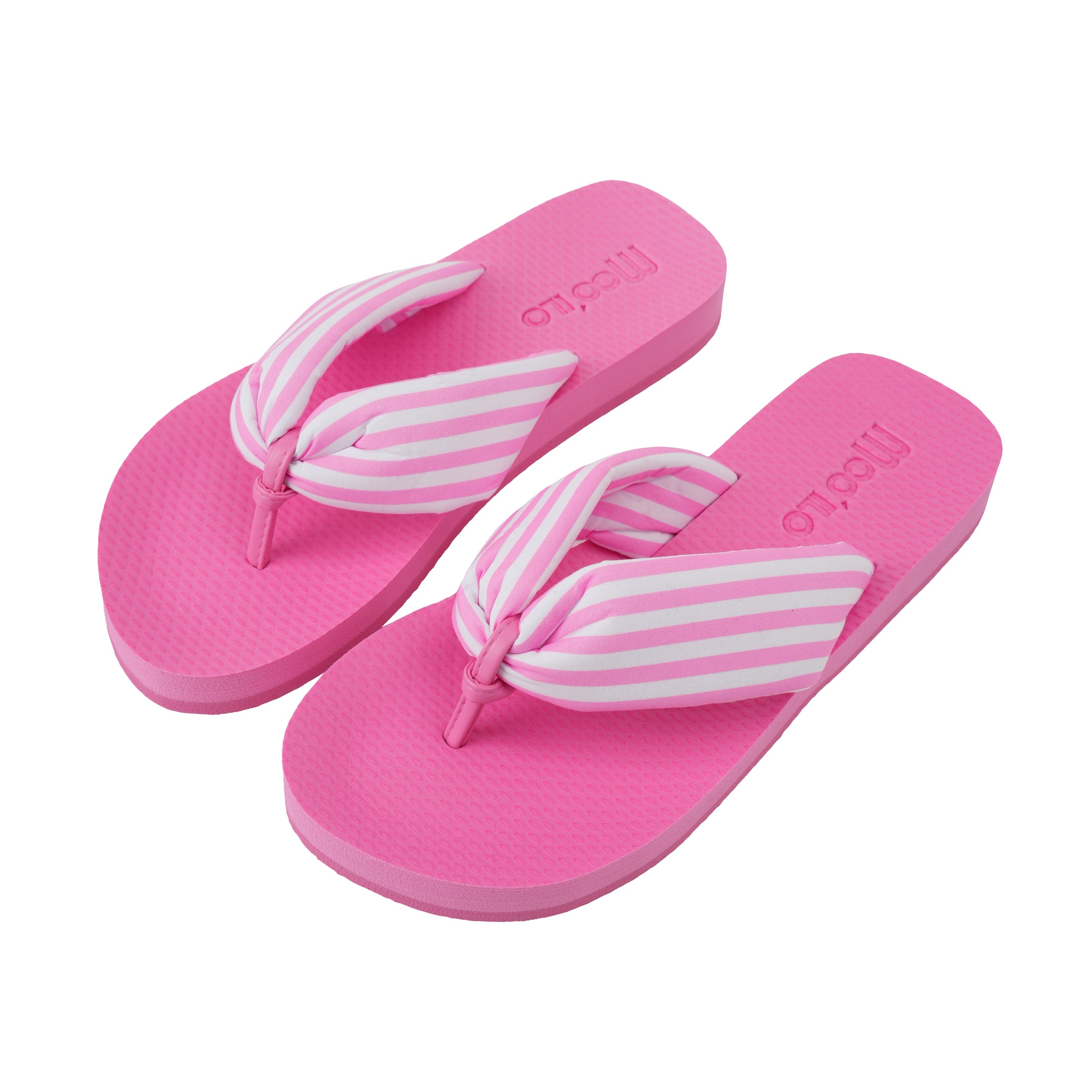 Flip-Flop / Steffi - Streifen Pink-Weiß