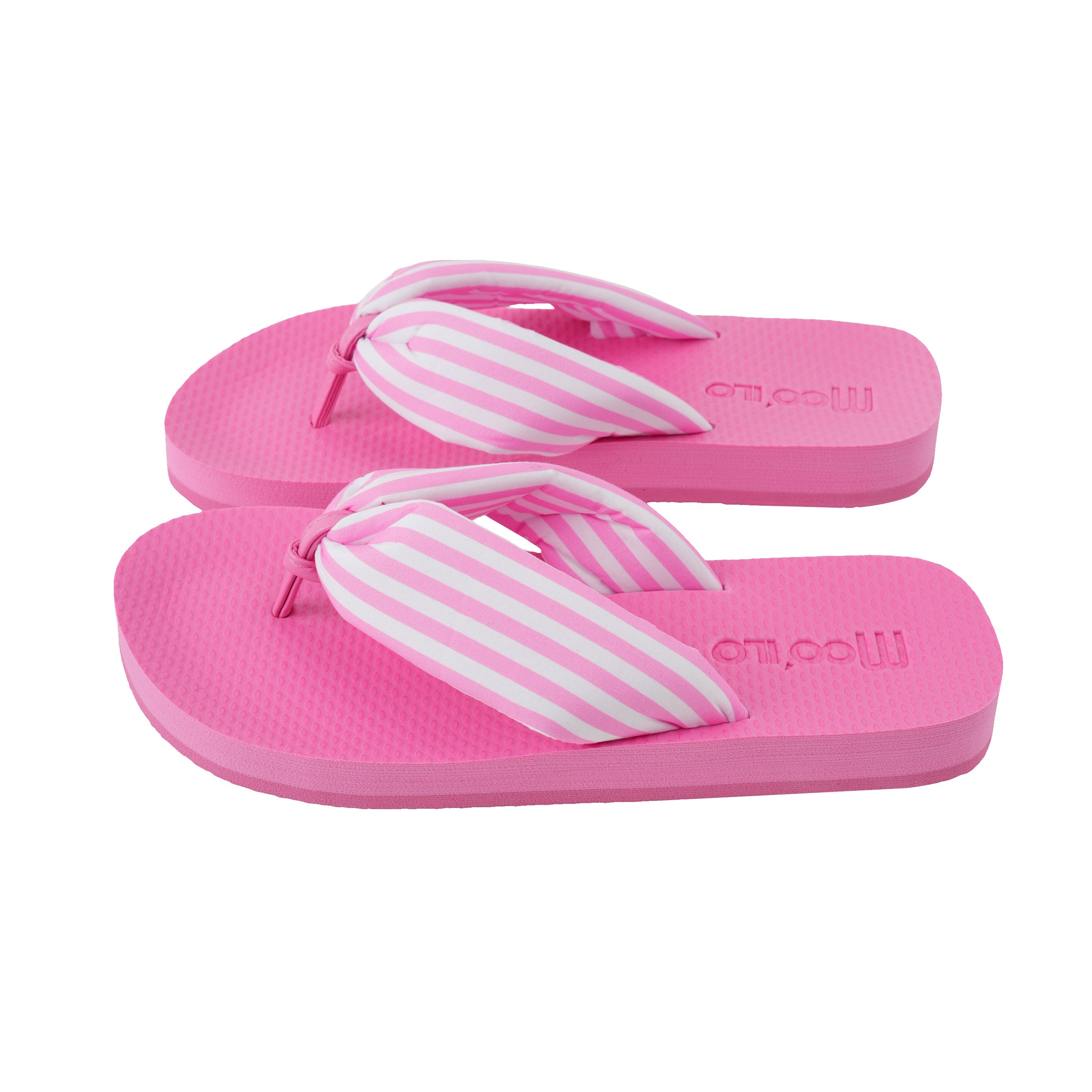 Flip-Flop / Steffi - Streifen Pink-Weiß
