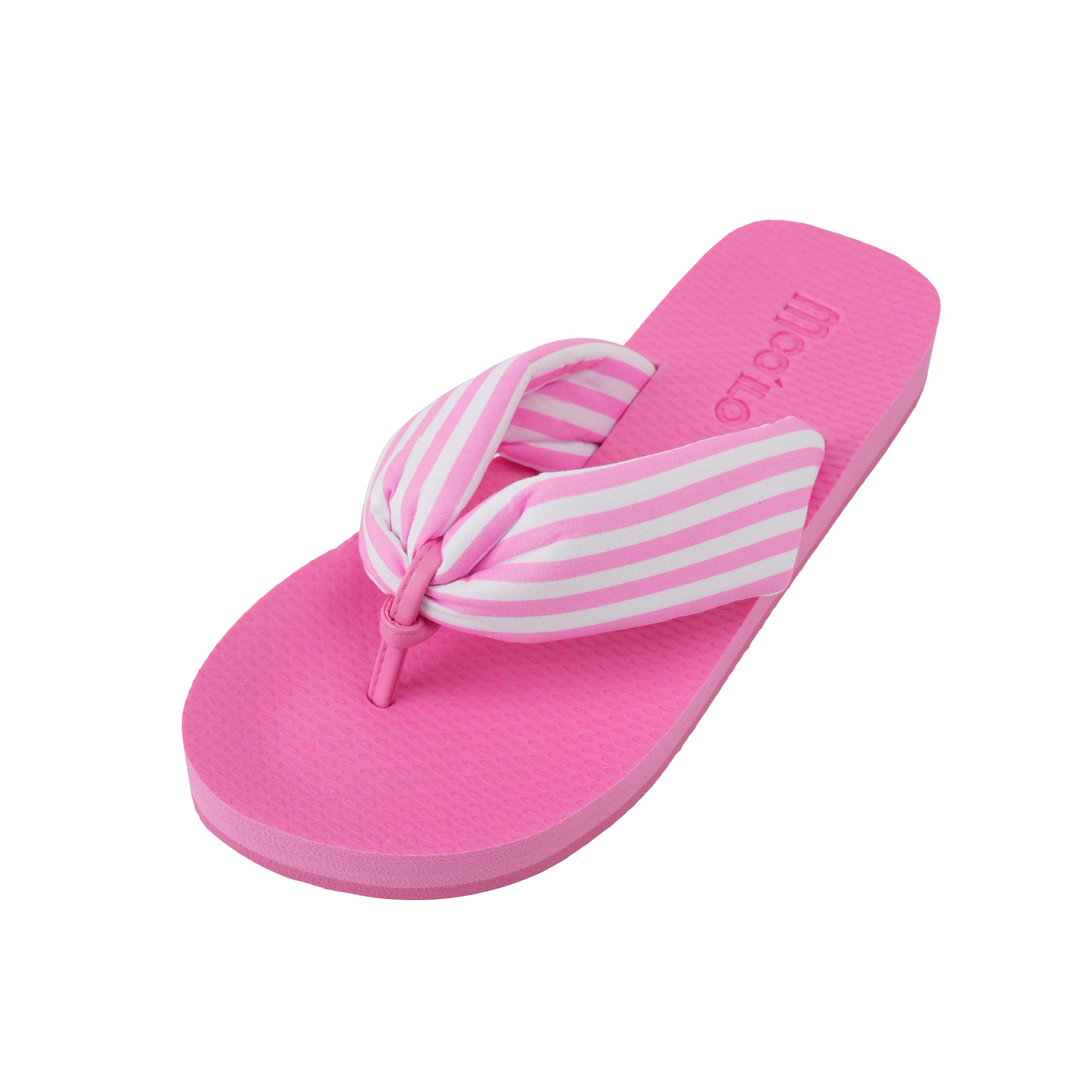 Flip-Flop / Steffi - Streifen Pink-Weiß