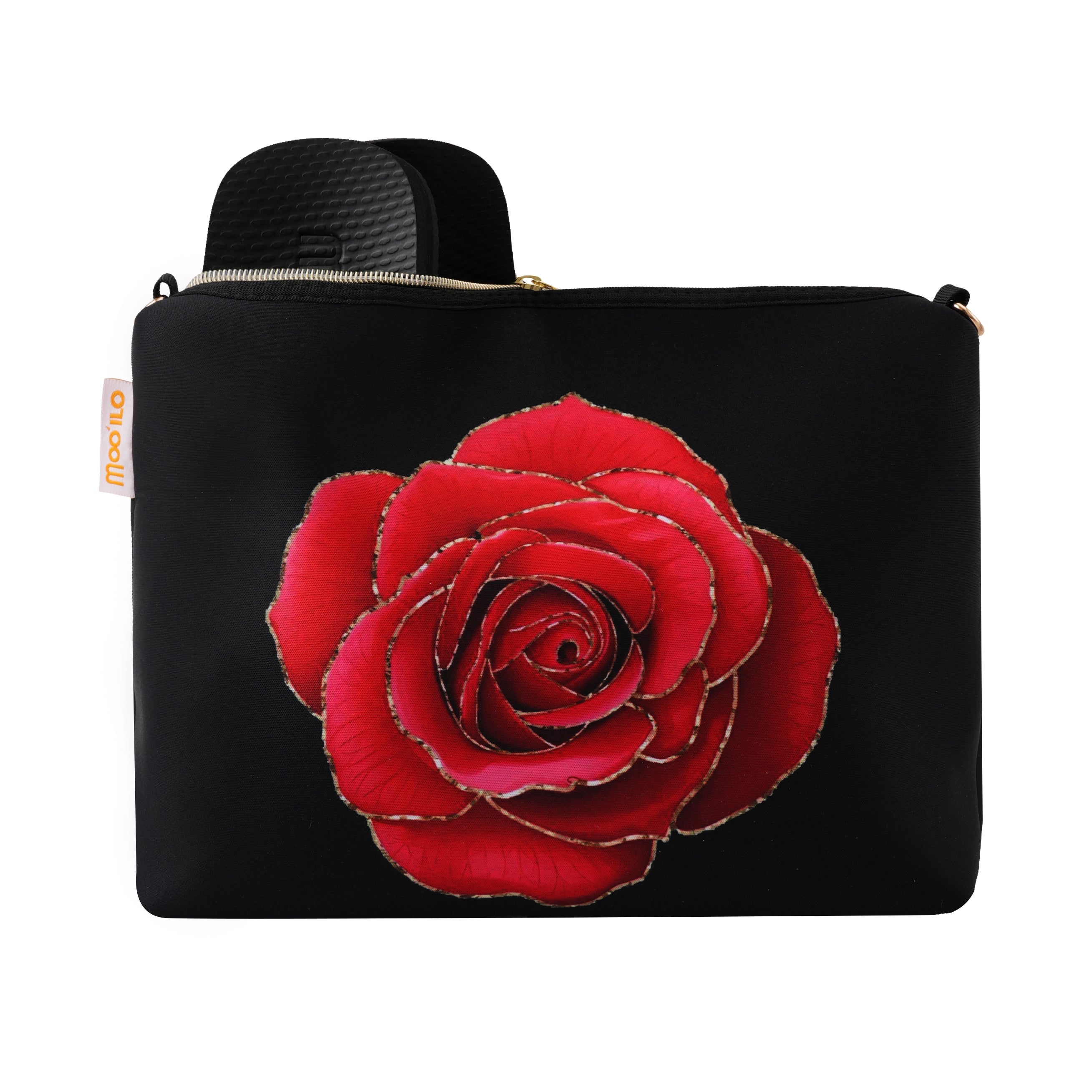 Flip-Flop / Rose - Schwarz-Gold
