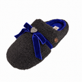 Pantofole / mules Helen con fiocco - Rosa / con tracolla gratuita e soffice per borsa Teddy