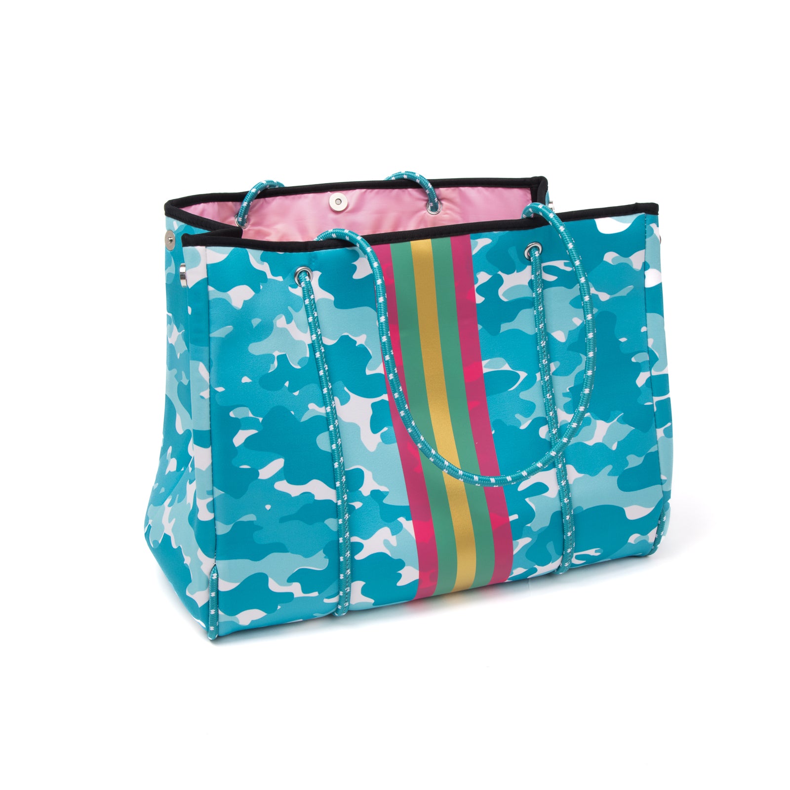 Taschen / Neopren-Shopper Lilly - Camouflage Mint