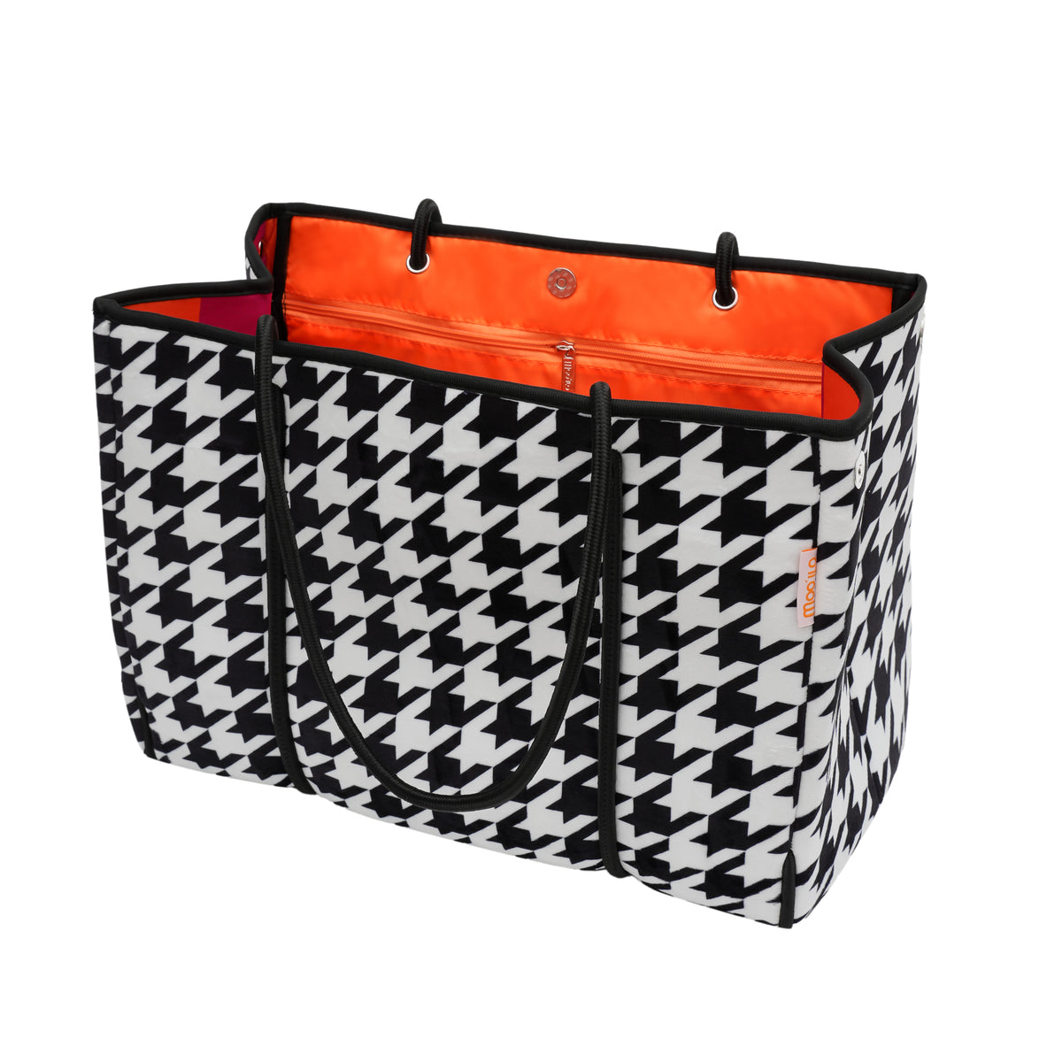 Taschen / Neopren-Shopper Xara -Hahnentritt
