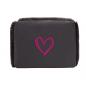 Preview: Clutch Herz Grau