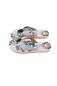 Preview: Herren Flip-Flops - Grey - Skull  /  Neopren Clutch