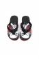 Preview: Herren Flip-Flops - Black - Skull with Chain /  Neopren Clutch
