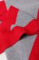 Preview: Dreieck grau rot Cashmere