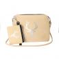 Preview: Tasche "Cleo" - Hirsch - Beige - Silber