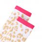 Preview: Socken Leo Weiß Gold - Leo Clutch Gr. 35 - 38