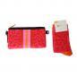 Preview: Socken Leo Pink - Leo Clutch Gr. 35 - 38