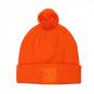 Preview: Mütze Peace Orange mit Bommel