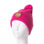 Preview: Pink Mütze mit Bommel