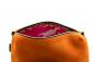 Preview: Clutch aus Samt - orange