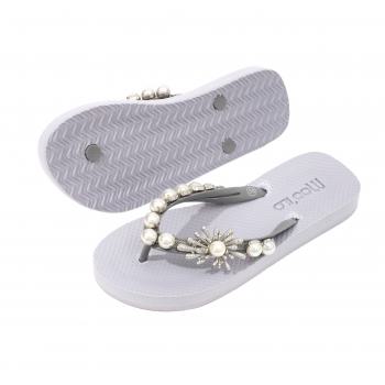 Preview: Grey Perle  /  Kunstleder Clutch