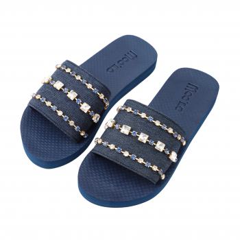 Bandage - Jeans Blau - Neopren Clutch