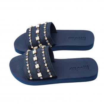 Bandage - Jeans Blau - Neopren Clutch