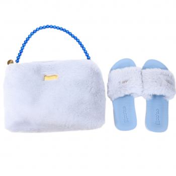 Clutch Teddy Lightblue