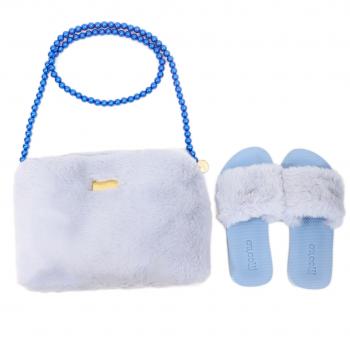 Clutch Teddy Lightblue