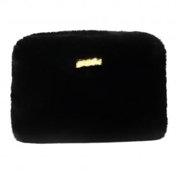 Clutch Teddy Black