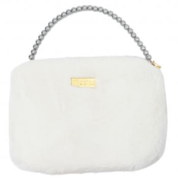 Clutch Teddy White