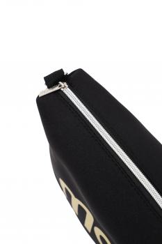 Herren Flip-Flops - Black - Skull with Chain /  Neopren Clutch