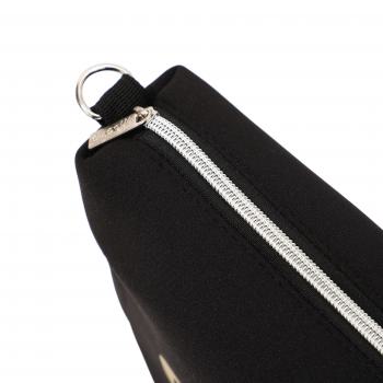 Black  - Katja  / Dark Black - Neopren Clutch