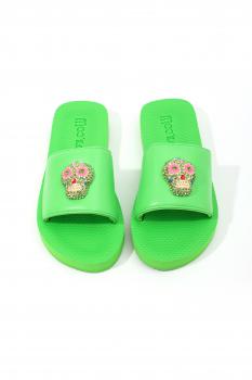 Bandage - Green - Skull