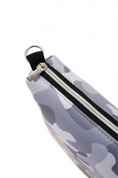 Neopren Clutch Camouflage Grau