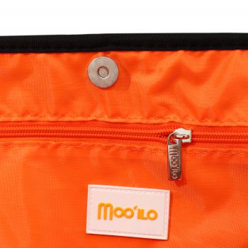 Preview: Neopren Tasche XL Khaki - Orange