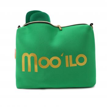 Light Green Skull /  Neopren Clutch
