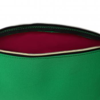 Light Green Skull /  Neopren Clutch