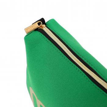 Light Green Skull /  Neopren Clutch