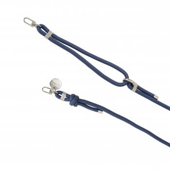 Handy / Taschenkette Dunkelblau Tau / Länge ca. 120 cm verstellbar / Karabiner Silber
