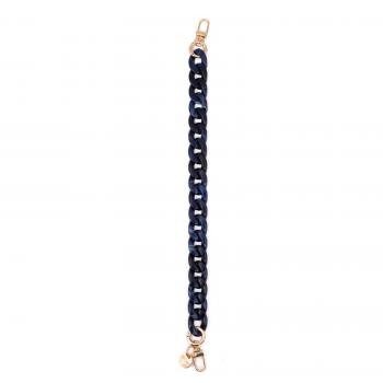 Preview: Handy / Taschenkette Navy Anker / Kurz / Länge ca. 20 cm / Karabiner Gold