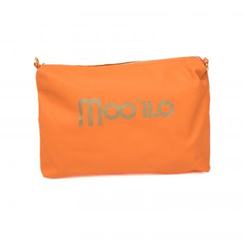 Orange Red /  Kunstleder Clutch