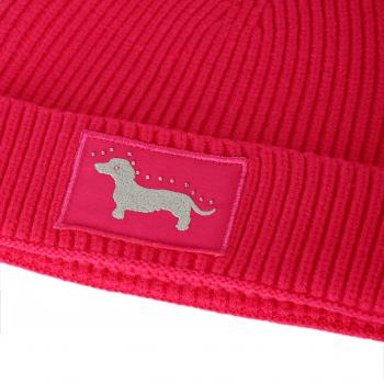 Preview: Dackel Mütze Pink