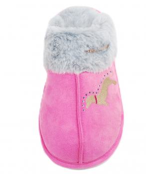 Slipper - Dackel Pink